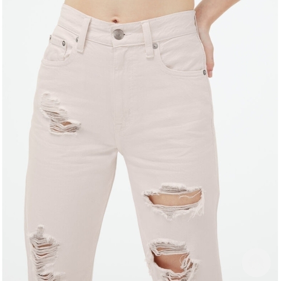 Aeropostale Baggy 90s Jeans, Dusty Pink, US Women's 8R - Picture 3 of 10